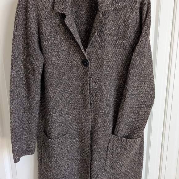 J.Jill Cotton Blend Cardigan Sweater Med - Picture 1 of 4